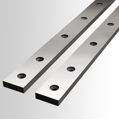 Lames en acier à grande vitesse hydrauliques de cisaillement de commande numérique par ordinateur pour la découpeuse de tôle