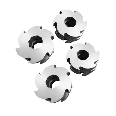 Tires Wood Double Shaft Shredder Blades For Recycling Metal Scraps