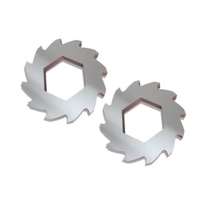 Scrap Metal Plastics Tyre Shredder Crusher Blade Double Shaft Metal Shredder Blades
