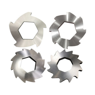 Cr12MoV Hydraulic Plate Shearing Machine Metal Double Shaft Shredder Blades